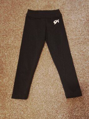 GK Girls Athletic Pants in black, size small (4/5)